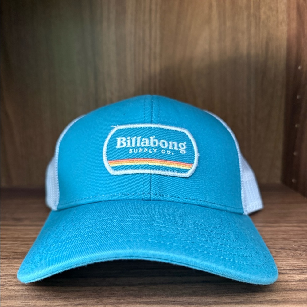 Billabong Teal and White Cap